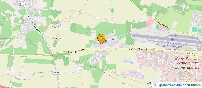localisation de l'entreprise SCI DES GREZES à CARCASSONNE