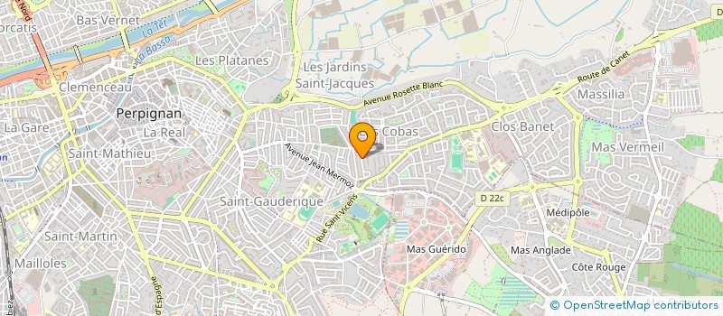 localisation de l'entreprise SCI DES GRILLONS à PERPIGNAN