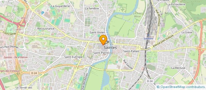 localisation de l'entreprise SCI DES GROIES  SAINTES