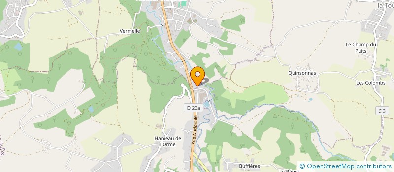 localisation de l'entreprise SCI DES GROLLES  NIVOLAS-VERMELLE