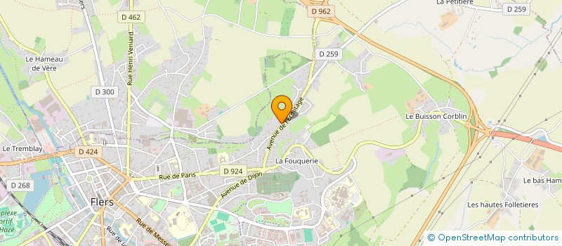 localisation de l'entreprise SCI DES GROMADAIRES à FLERS