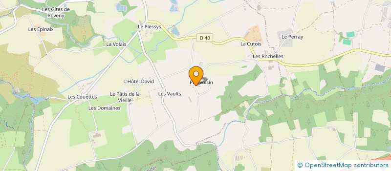 localisation de l'entreprise SCI DES GROS CHENES  MONTERFIL