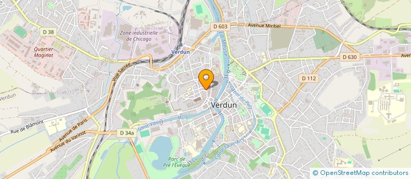 localisation de l'entreprise SCI DES GROS DEGS à VERDUN