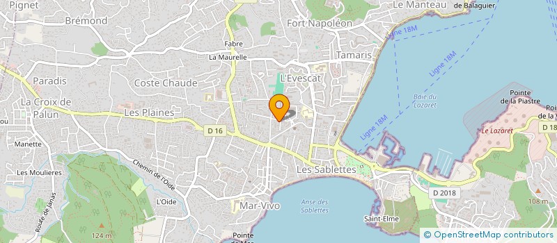 localisation de l'entreprise SCI DES GROS PINS à LA SEYNE-SUR-MER