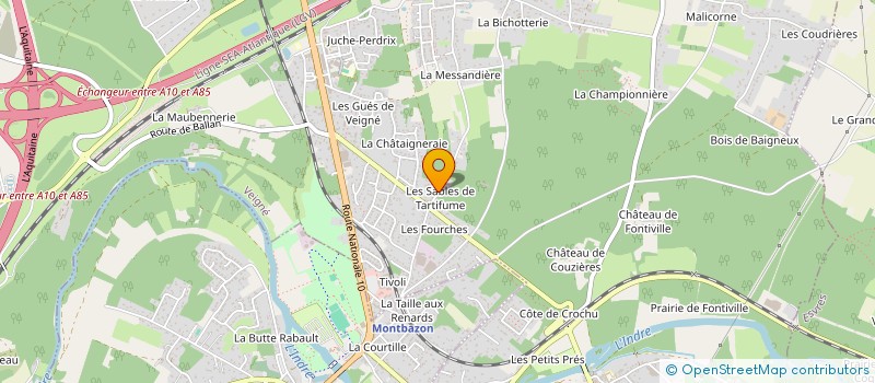 localisation de l'entreprise SCI DES GROS TISONS à VEIGNE