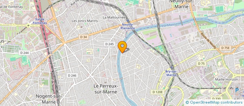 localisation de l'entreprise SCI DES GROUETTES à BRY-SUR-MARNE