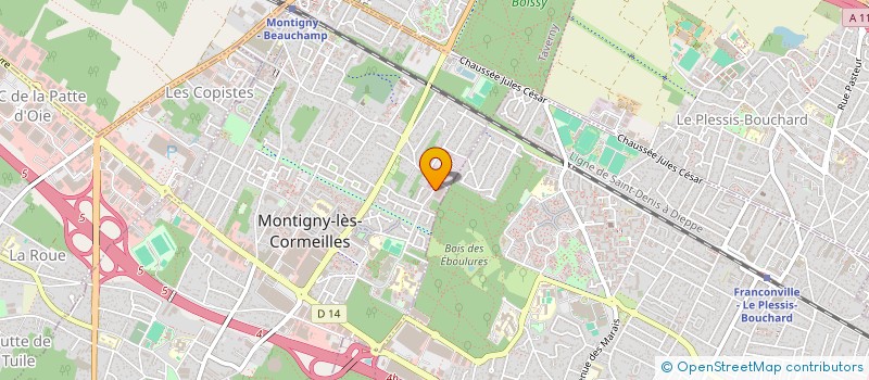 localisation de l'entreprise SCI DES GROUETTES à MONTIGNY-LES-CORMEILLES