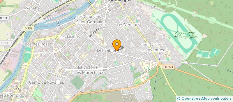 localisation de l'entreprise SCI DES GRUBIS  COMPIEGNE