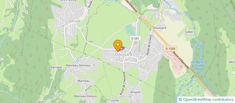 localisation de l'entreprise SCI DES GUINETTES à DOUSSARD