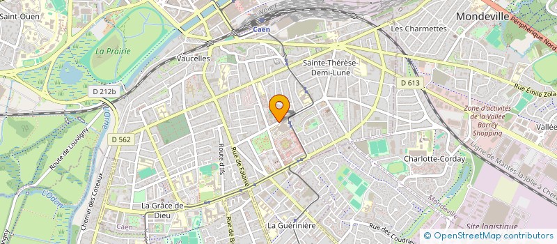 localisation de l'entreprise SCI DES GYNECOLOGUES DU PARC  CAEN