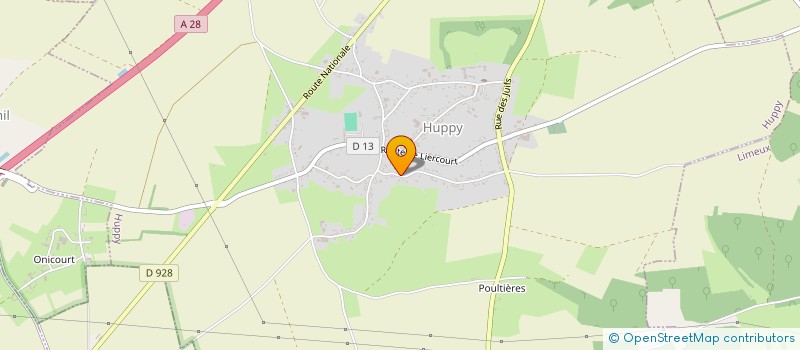 localisation de l'entreprise SCI DES HAIES  DOUDELAINVILLE