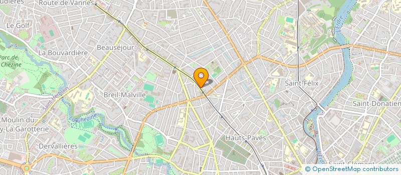 localisation de l'entreprise SCI DES HALLES à NANTES