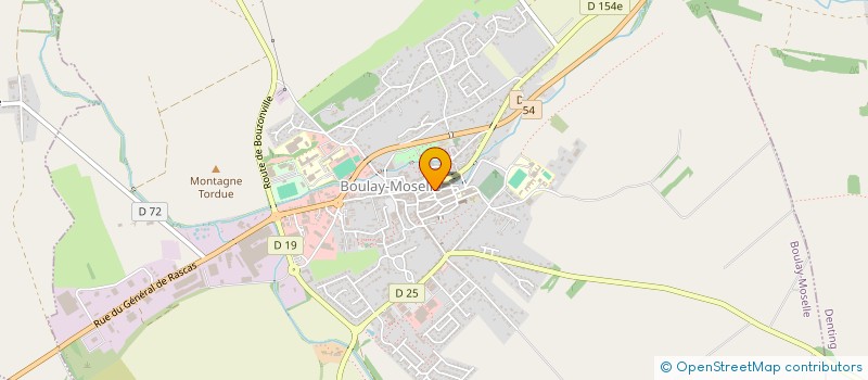 localisation de l'entreprise SCI DES HALLES à BOULAY MOSELLE