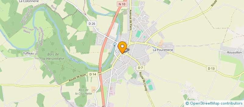 localisation de l'entreprise SCI DES HALLES à VALENCE-EN-POITOU