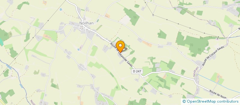 localisation de l'entreprise SCI DES HALLES  NOILHAN