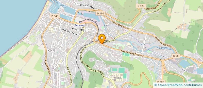 localisation de l'entreprise SCI DES HALLETTES  FECAMP