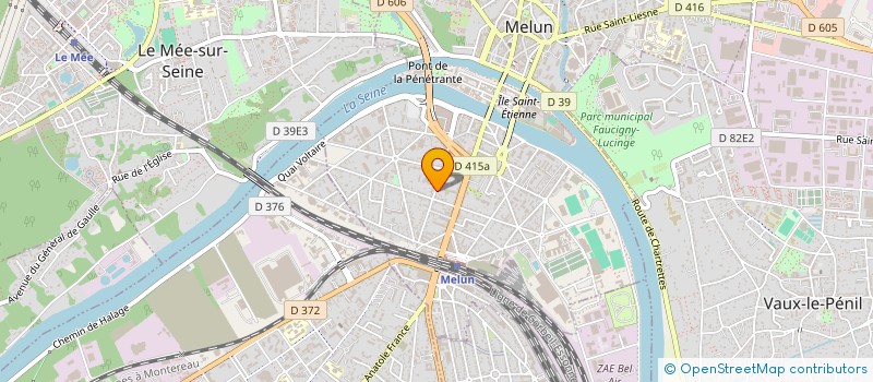 localisation de l'entreprise SCI DES HAMEAUX à MELUN