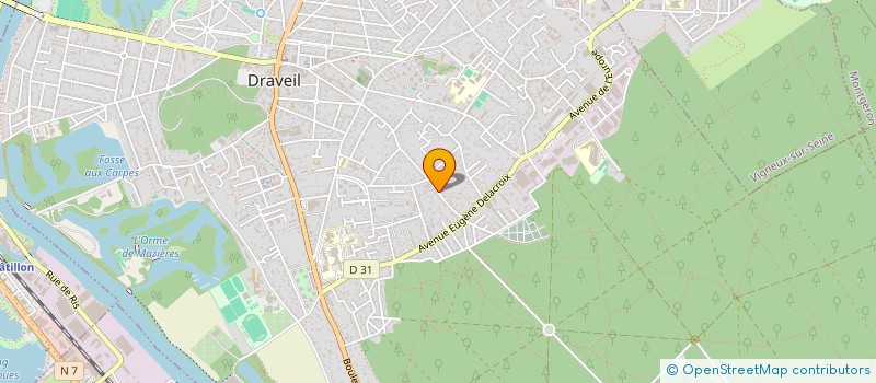 localisation de l'entreprise SCI DES HAMEAUX à DRAVEIL
