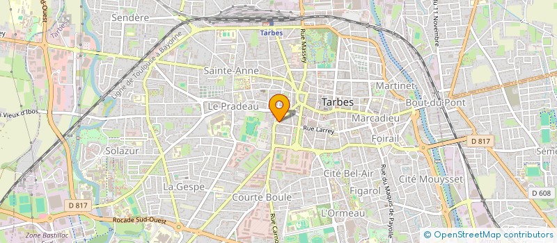 localisation de l'entreprise SCI DES HARAS  TARBES