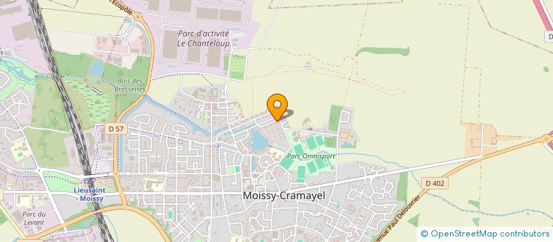 localisation de l'entreprise SCI DES HAULDRES  MOISSY-CRAMAYEL