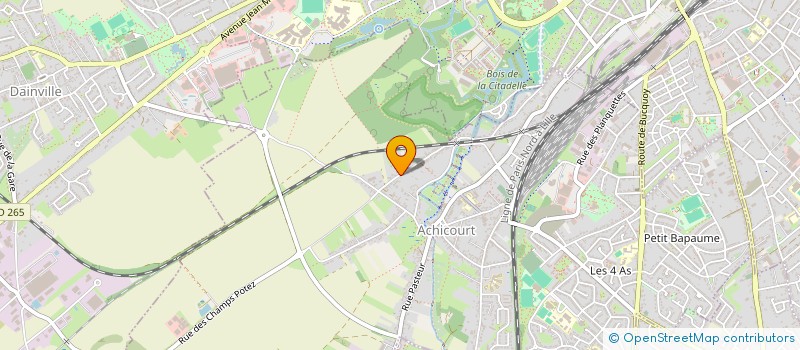 localisation de l'entreprise SCI DES HAUTES FONTAINES  ACHICOURT