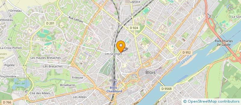 localisation de l'entreprise SCI DES HAUTES GRANGES  BLOIS