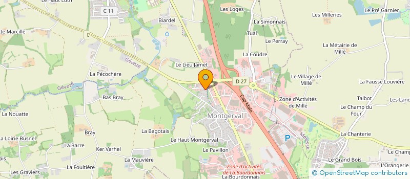 localisation de l'entreprise SCI DES HAUTES PERRIERES  LA MEZIERE