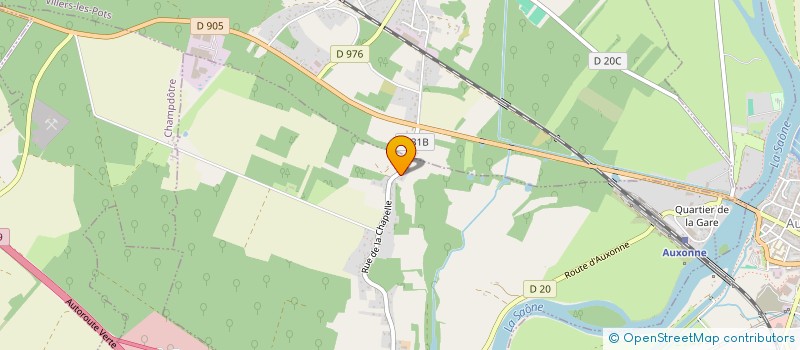 localisation de l'entreprise SCI DES HAUTES RESSERRES  TILLENAY