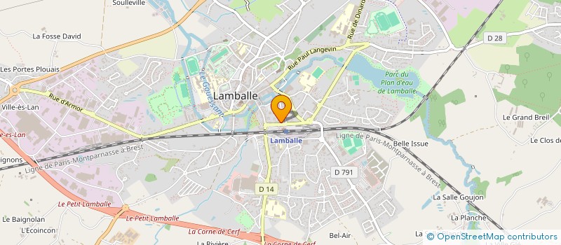 localisation de l'entreprise SCI DES HAUTES RIVIERES à LAMBALLE-ARMOR