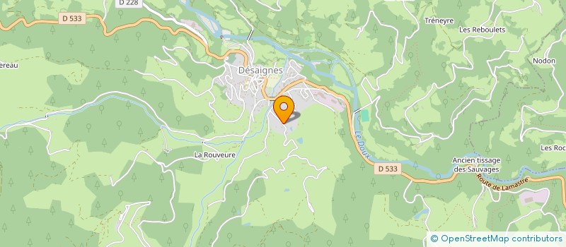 localisation de l'entreprise SCI DES HAUTS  DESAIGNES