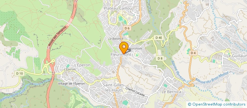 localisation de l'entreprise SCI DES HAUTS  SAINT-PAUL