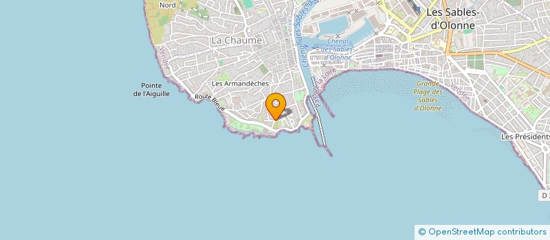 localisation de l'entreprise SCI DES HAUTS CHENES à LES SABLES D'OLONNE