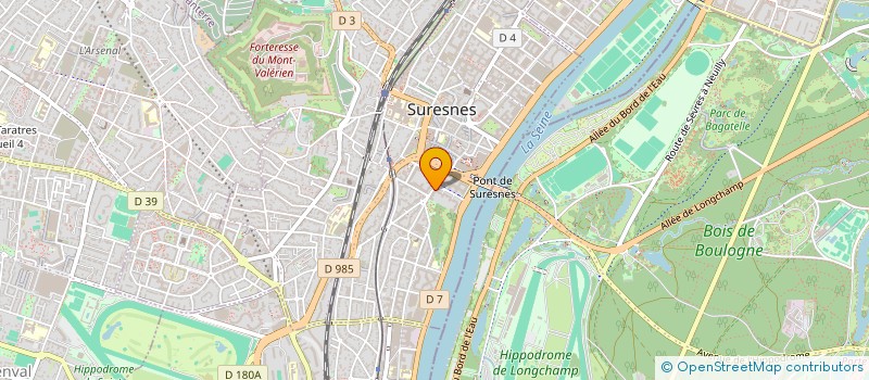 localisation de l'entreprise SCI DES HAUTS D'ISPE 22 à SURESNES