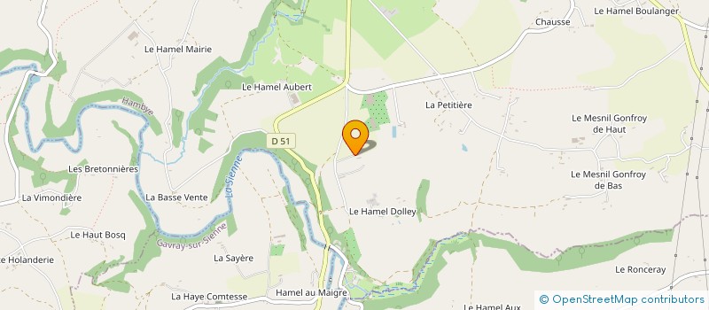 localisation de l'entreprise SCI DES HAUTS DE CASTETS  HAMBYE