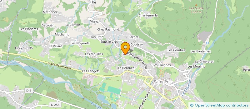 localisation de l'entreprise SCI DES HAUTS DE FLAINE à SAMOENS