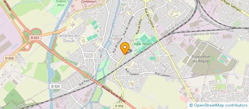 localisation de l'entreprise SCI DES HAUTS DE FRANCE  LAMBRES-LEZ-DOUAI