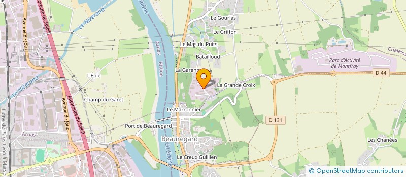 localisation de l'entreprise SCI DES HAUTS DE JASSANS à JASSANS-RIOTTIER