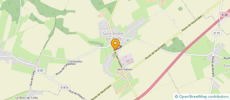 localisation de l'entreprise SCI DES HAUTS DE LIMAY  SAINT-ANDRE-SUR-CAILLY