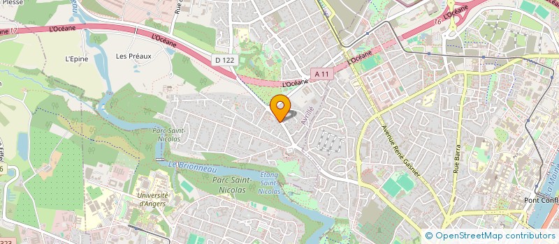 localisation de l'entreprise SCI DES HAUTS DE MONTREUIL à AVRILLE