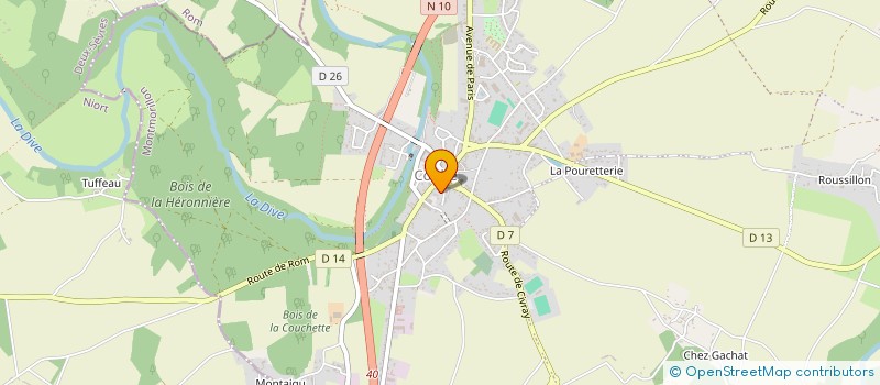 localisation de l'entreprise SCI DES HAUTS DE POITIERS à VALENCE-EN-POITOU