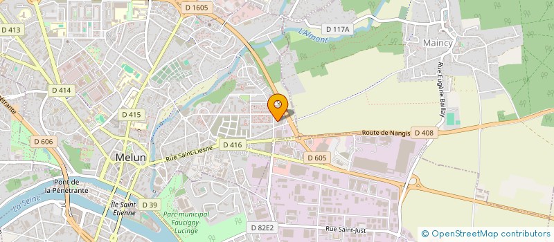 localisation de l'entreprise SCI DES HAUTS DE SAINT LIESNE à MELUN