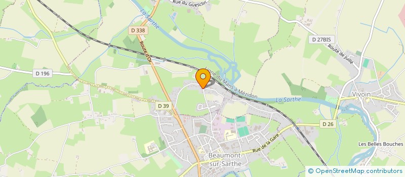 localisation de l'entreprise SCI DES HAUTS DE SARTHE à JUILLE