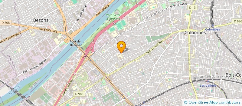 localisation de l'entreprise SCI DES HAUTS DE SEINE à COLOMBES