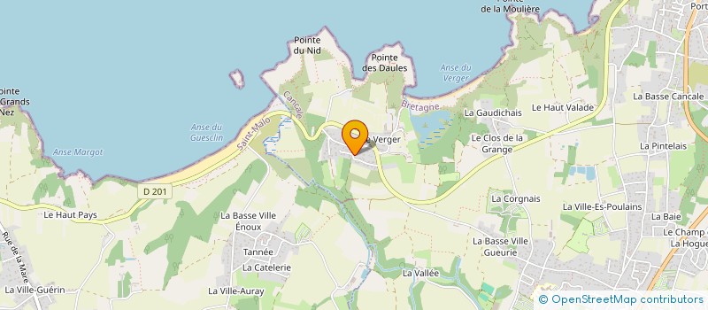 localisation de l'entreprise SCI DES HAUTS DU PETIT PORT  CANCALE