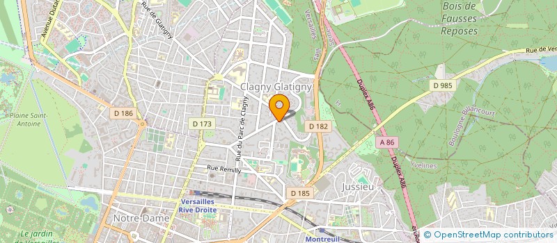 localisation de l'entreprise SCI DES HAUTS GRAVIERS à VERSAILLES