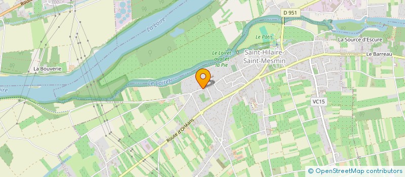 localisation de l'entreprise SCI DES HAUTS LUCAS  SAINT-HILAIRE-SAINT-MESMIN