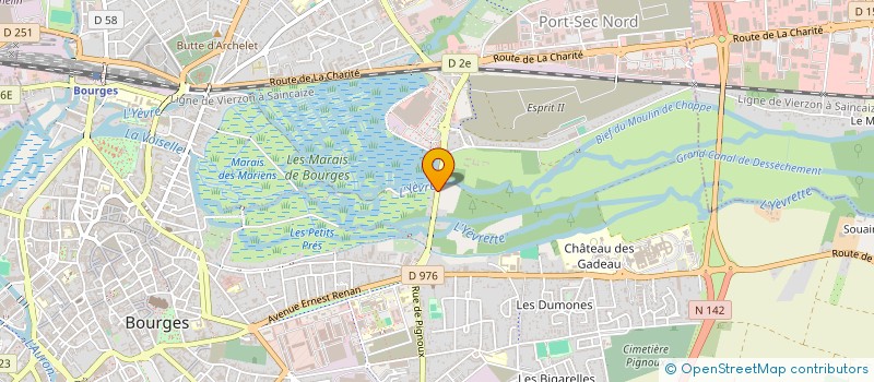 localisation de l'entreprise SCI DES HAUTS MARAIS  BOURGES