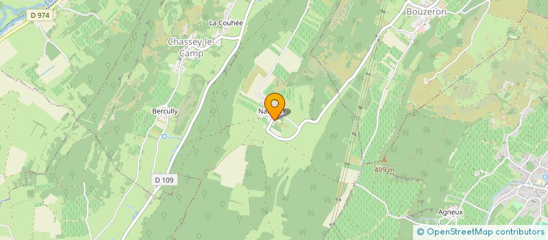 localisation de l'entreprise SCI DES HAUTS PARADIS  CHASSEY-LE-CAMP