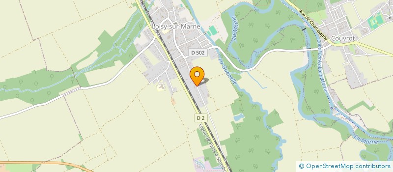 localisation de l'entreprise SCI DES HAUTS PAS  LOISY-SUR-MARNE