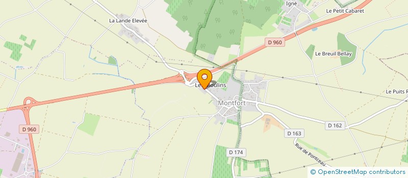 localisation de l'entreprise SCI DES HAUTS SENTIERS  LES ULMES